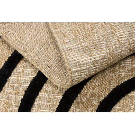Tappeto SPARK 0688 beige/nero - Geometrico, sisal, strutturale