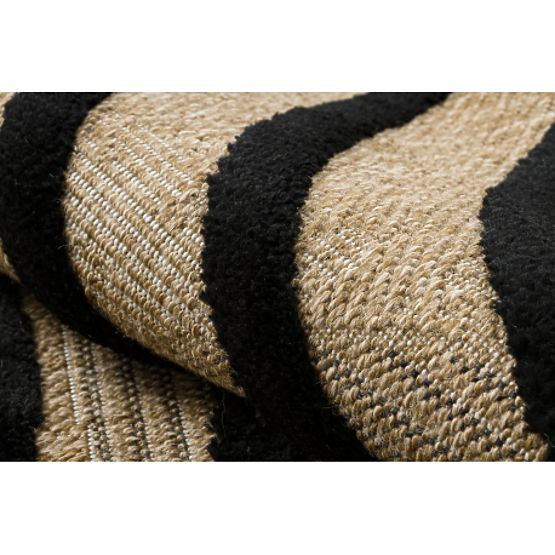 Tappeto SPARK 0688 beige/nero - Geometrico, sisal, strutturale