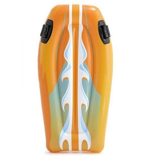 Tavola da nuoto gonfiabile con maniglie per bambini INTEX 58165 ARANCIONE