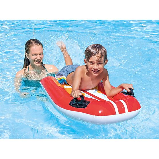 Tavola da nuoto gonfiabile con maniglie per bambini rossa INTEX 58165 RED