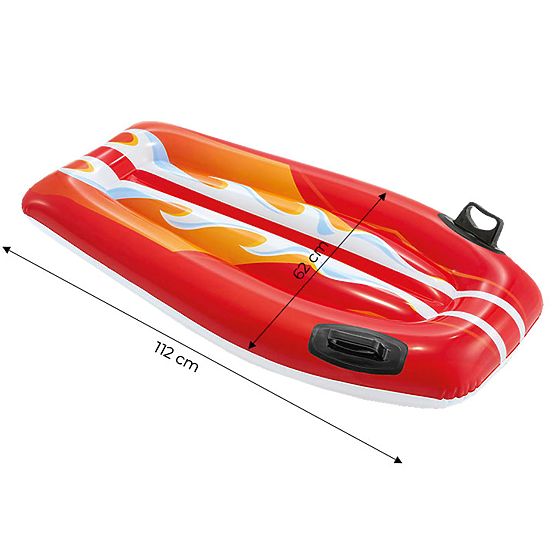 Tavola da nuoto gonfiabile con maniglie per bambini rossa INTEX 58165 RED