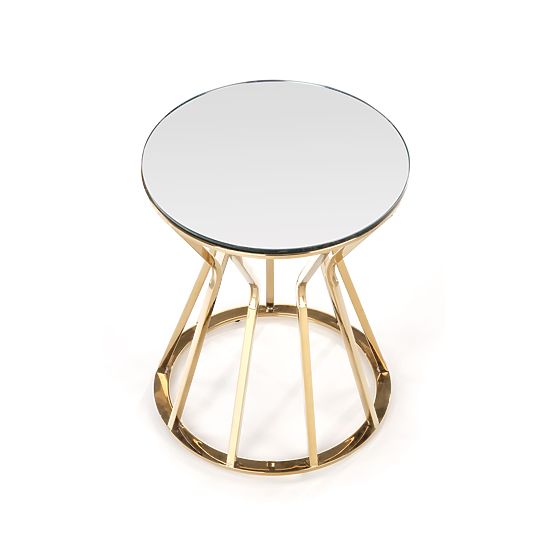 Tavolino AFINA S, specchio / oro (1p=1pz)
