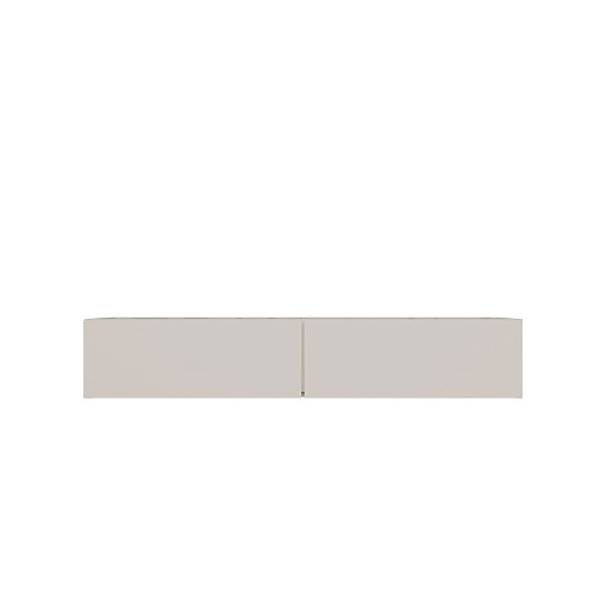 Tavolino Cosmetico Sospeso MIKA 110 cm 2 Cassetti per Camera da Letto CASHMERE Beige