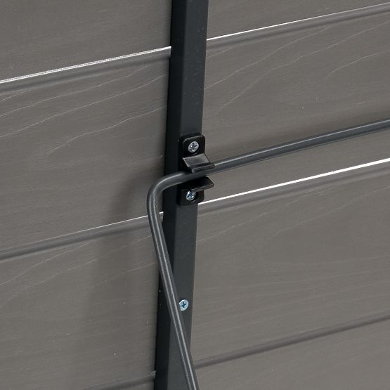 Tavolino da balcone pieghevole ARETTO grigio