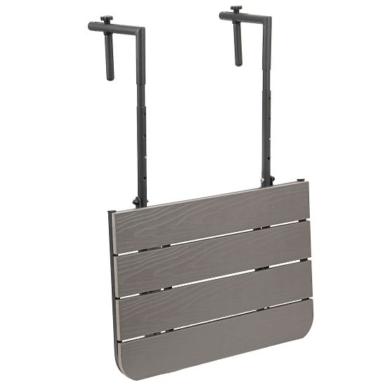 Tavolino da balcone pieghevole ARETTO grigio