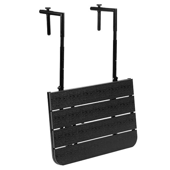Tavolino da balcone pieghevole ARETTO nero