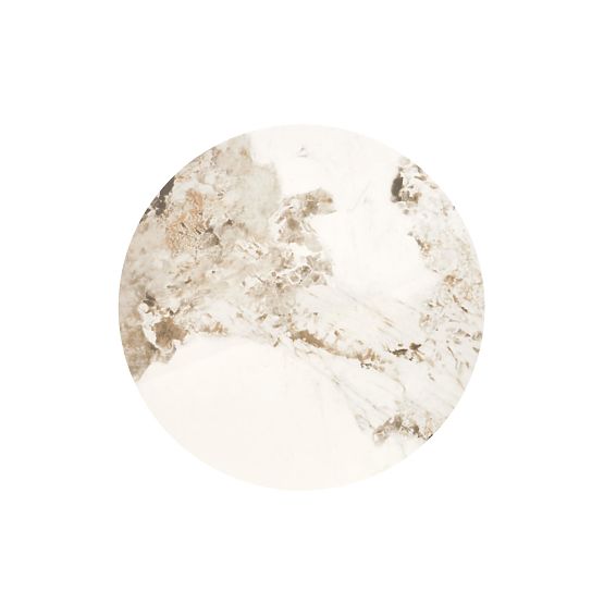 Tavolino da caffè ALESSIA, marmo beige / nero (2p=1ks)