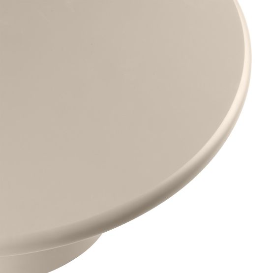 Tavolino da caffè Arce 80 cm, beige scuro, opaco
