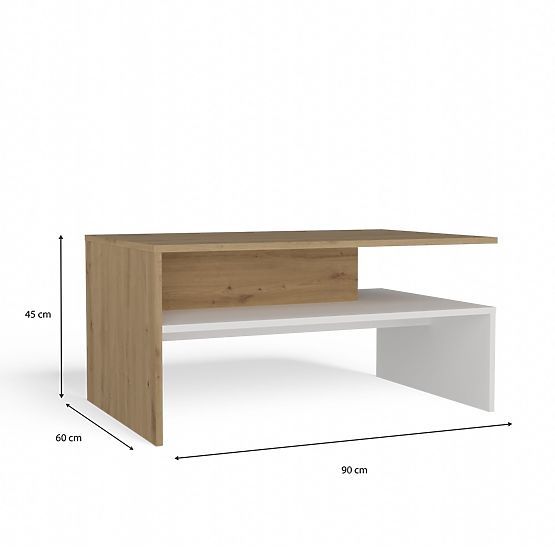 Tavolino da caffè Boston BOSTON ARTISAN BIANCO