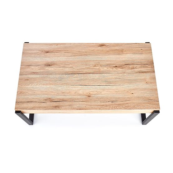 Tavolino da caffè CAPRI rovere san remo / nero (1p=1pz)