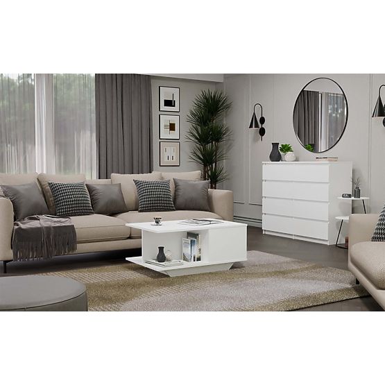 Tavolino da caffè Denver DENVER BIANCO