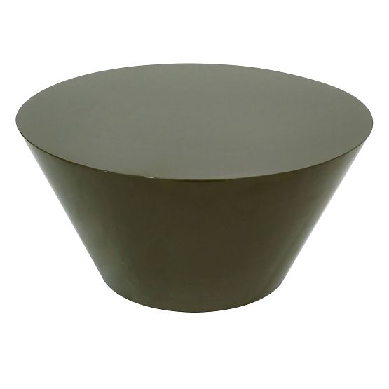 Tavolino da caffè Eclipso, 80 cm, grigio-verde, lucido