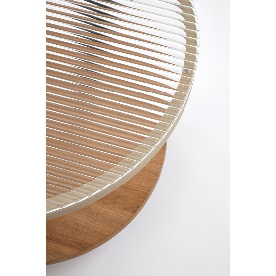 Tavolino da caffè KAMALA, naturale / nero (1p=1pz)