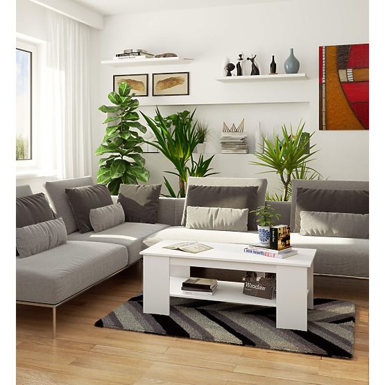 TAVOLINO DA CAFFÈ KAMI BIANCO