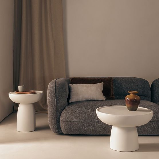 Tavolino da caffè Lagoon 60 cm, beige, opaco