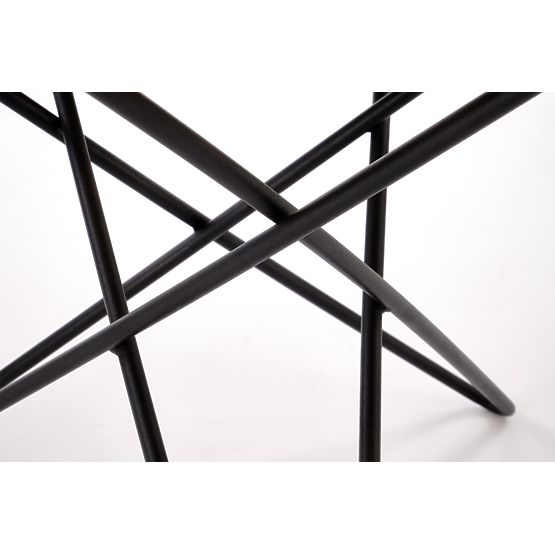 Tavolino da caffè LEILA, naturale / nero (1p=1pz)