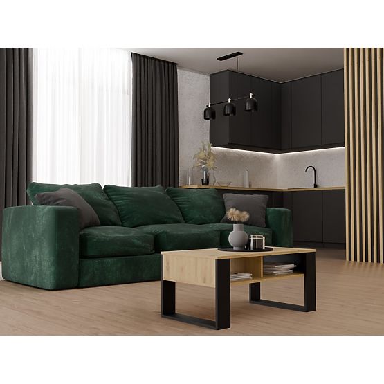 Tavolino da caffè Modern 2P ARTISAN NERO