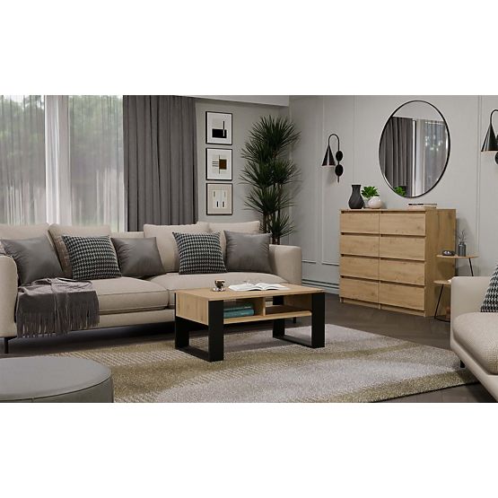 Tavolino da caffè Modern 2P ARTISAN NERO