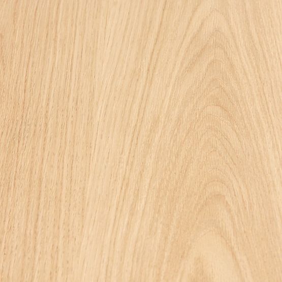 Tavolino da caffè rotondo Vesby 100 cm, rovere naturale, frassino, lamelle