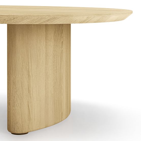 Tavolino da caffè Segretto, ovale, rovere naturale