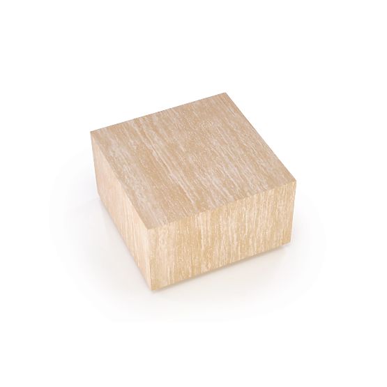 Tavolino da caffè TRAVERTINO KWADRAT, travertino (1p=1ks)