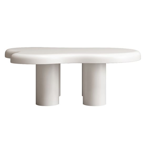 Tavolino da caffè Vercelli 100 cm, bianco