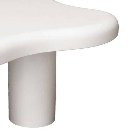 Tavolino da caffè Vercelli 100 cm, bianco
