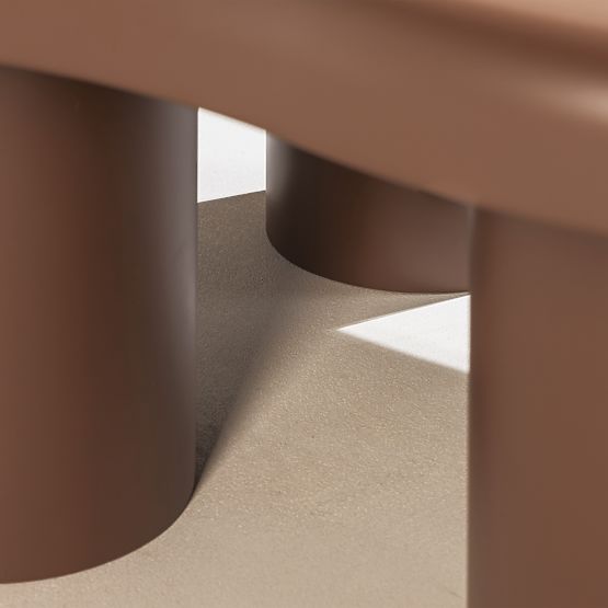 Tavolino da caffè Vercelli 100 cm, choco