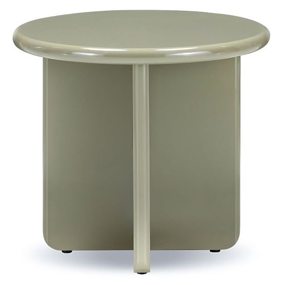 Tavolino da caffè Vivid 50 cm, oliva, lucido