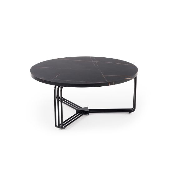 Tavolino da conferenza ANTICA piano - marmo nero, struttura - nero (2p=1pz)