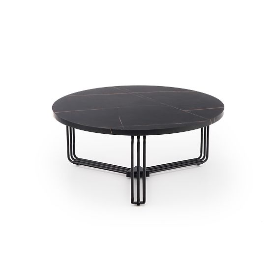 Tavolino da conferenza ANTICA piano - marmo nero, struttura - nero (2p=1pz)