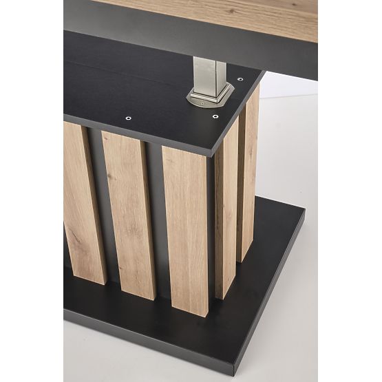 Tavolino da conferenza BARETTI rovere artisan/nero