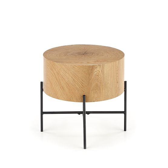 Tavolino da conferenza BROOKLYN-S rovere naturale/nero (1p=1pz)