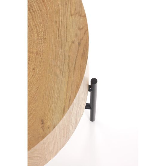 Tavolino da conferenza BROOKLYN-S rovere naturale/nero (1p=1pz)