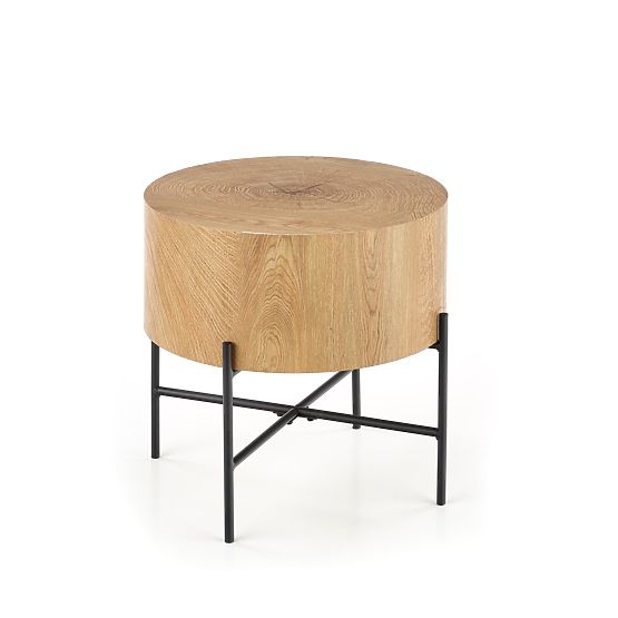 Tavolino da conferenza BROOKLYN-S rovere naturale/nero (1p=1pz)