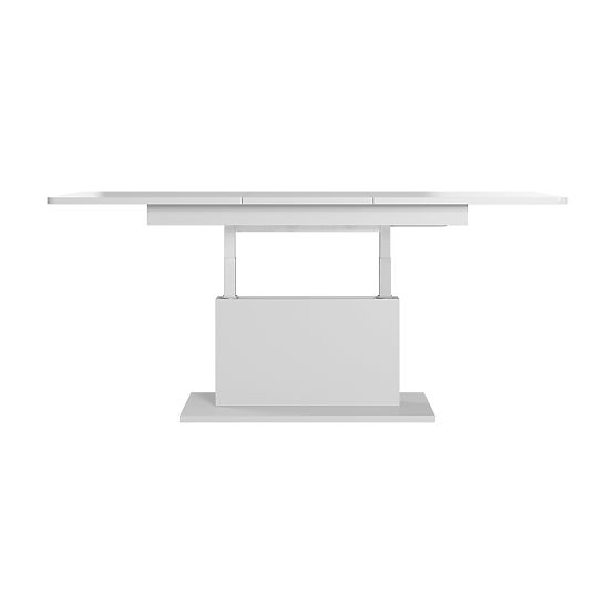 Tavolino da conferenza BUSETTI piano: bianco opaco, gambe: bianco opaco (2p=1ks)