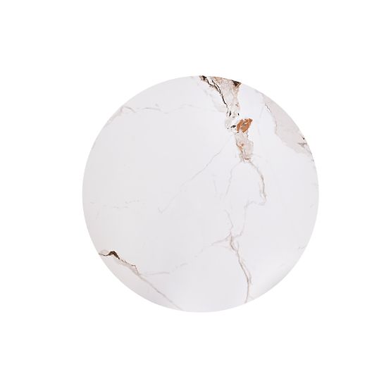 Tavolino da conferenza CARINA marmo beige / noce (2p=1ks)