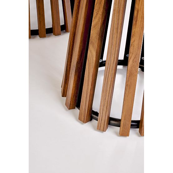 Tavolino da conferenza CARINA_S marmo beige / noce (2p=1ks)