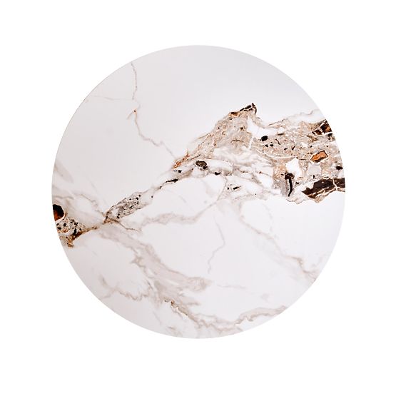 Tavolino da conferenza CARINA_S marmo beige / noce (2p=1ks)