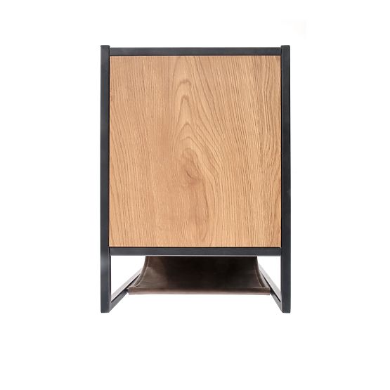 Tavolino da conferenza COMPACT rovere dorato/nero (1p=1pz)