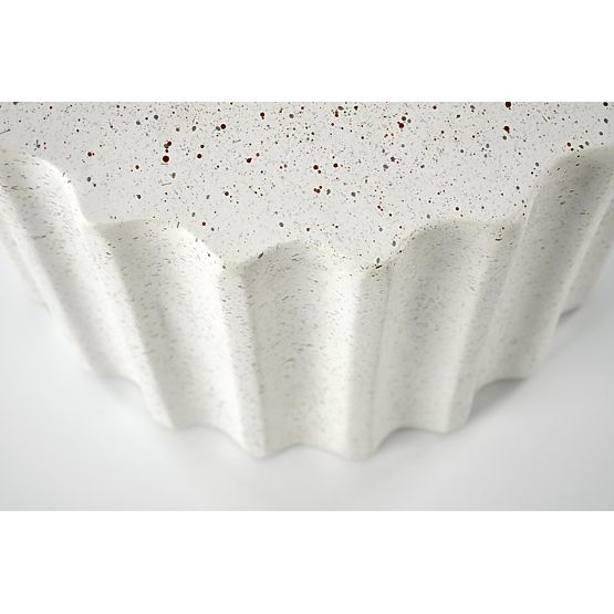 Tavolino da conferenza FARA composito - ossido di magnesio, bianco (1p=1pz)