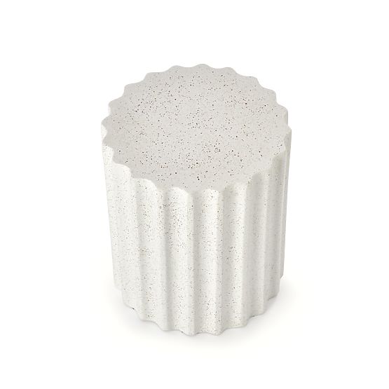 Tavolino da conferenza FARA composito - ossido di magnesio, bianco (1p=1pz)