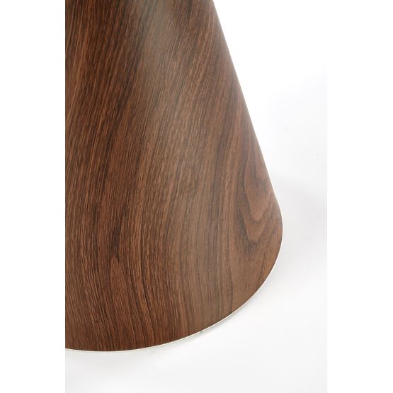 Tavolino da conferenza GENESIS_S marmo bianco / noce / oro