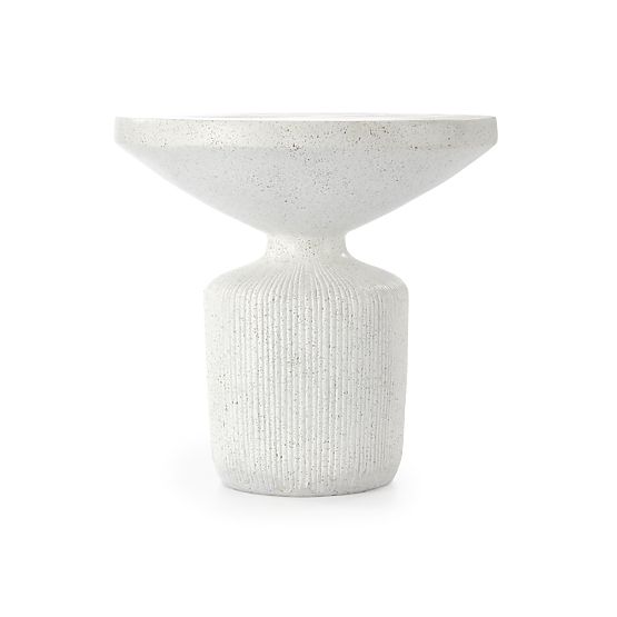 Tavolino da conferenza GIZA composito - ossido di magnesio, bianco (1p=1pz)