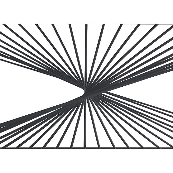 Tavolino da conferenza INFINITY 2, marmo grigio / nero (2p=1ks)