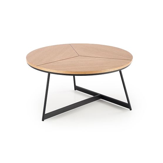 Tavolino da conferenza KARIDA rovere naturale/nero (1p=1pz)