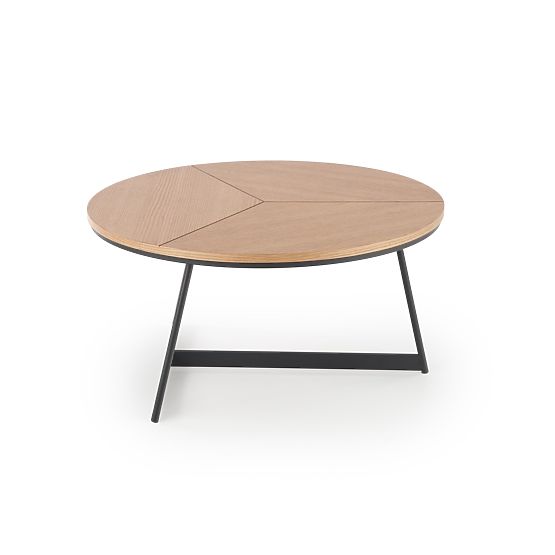 Tavolino da conferenza KARIDA rovere naturale/nero (1p=1pz)