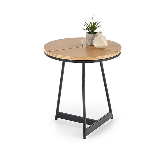 Tavolino da conferenza KARIDA-S rovere naturale/nero (1p=1pz)