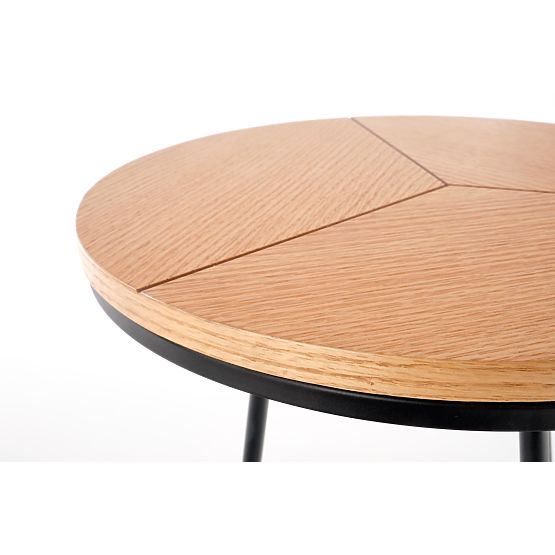 Tavolino da conferenza KARIDA-S rovere naturale/nero (1p=1pz)