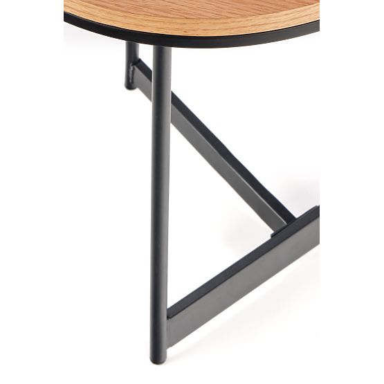 Tavolino da conferenza KARIDA-S rovere naturale/nero (1p=1pz)